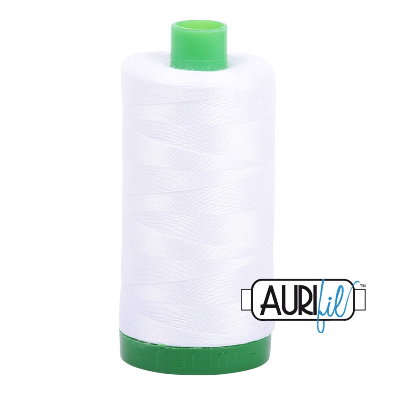 White (2024) | 40wt Large Spool (1000M / 1094Y) | Aurifil Thread